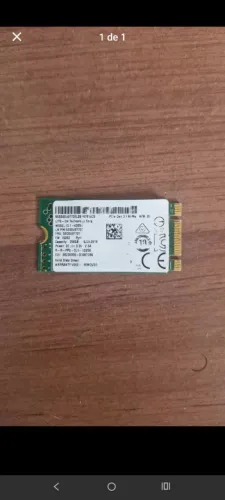 Sdd nvme 256gb