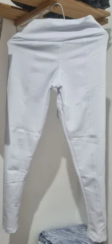 Legging Branco peluciada