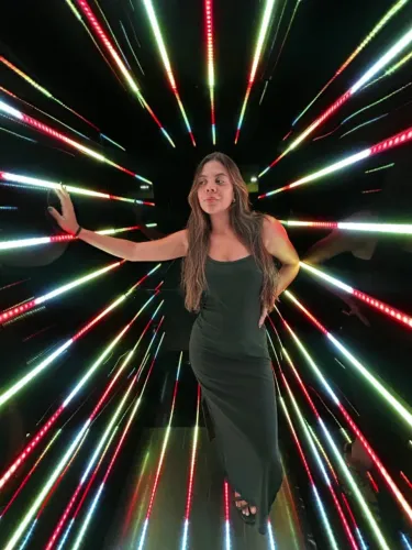 Túnel infinito de led