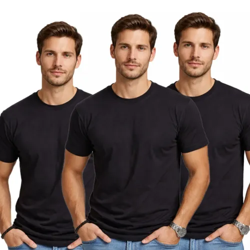 Camisas Camiseta Algodão Fio 30.1 Penteado Premium 