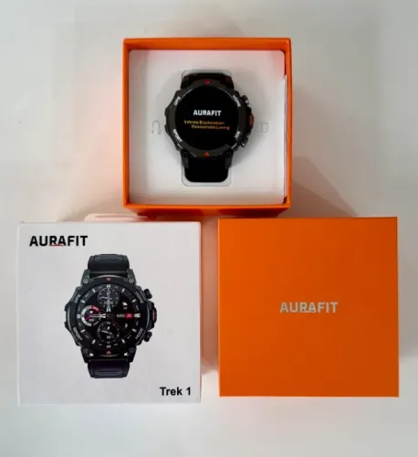 Smartwatch Trek 1 G6 GPS Aurafit AMOLED - NOVO na caixa