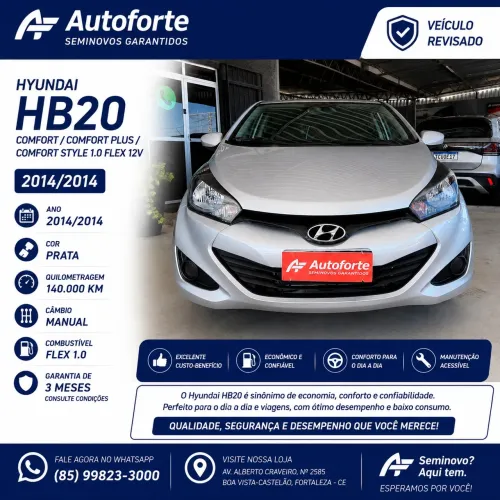 Hyundai HB20 Comfort Plus 1.0 Flex 12V Mec. 2014