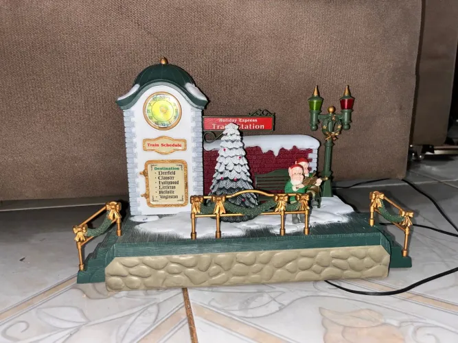 Trem de Natal Animado Vintage "The Holiday Express" (1996) - Importado dos EUA