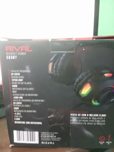 Fone de ouvido rival headset gamer
