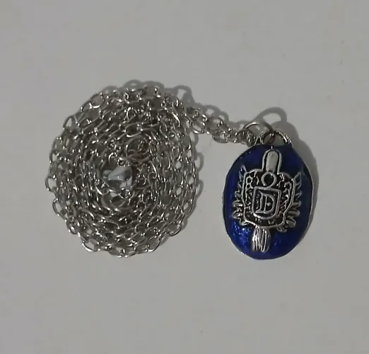 COLAR SERIE DIARIOS DE UM VAMPIRO TVD THE VAMPIRE DIARIES DAMON SALVATORE AZUL