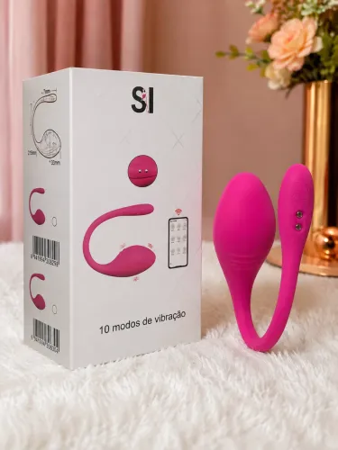 Vibrador de calcinha c/ controle por APP longa distância via internet