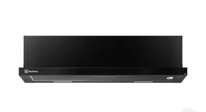 Depurador de Ar Electrolux 90cm Retrátil Preto Efficient com Luz de Led (DE9RB) NOVO