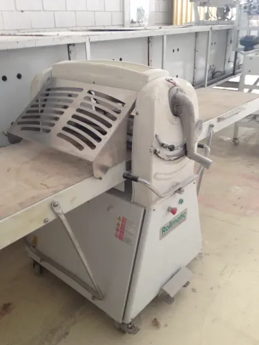 Laminadora rollmatic italiana com roletes de diversos cortes