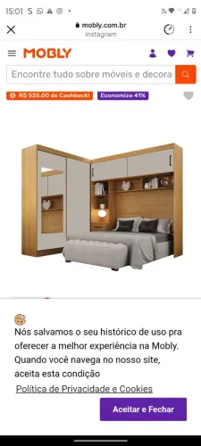 Guarda roupa modulado