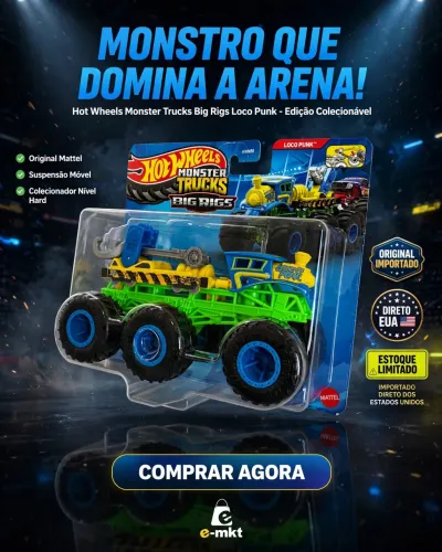 Hotwheels Monster trucks Bigrigs Loco Punk