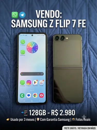 Z Flip 7 FE - Usado