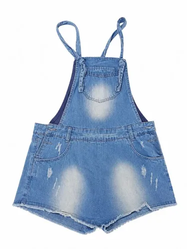 Jardineiras short saia