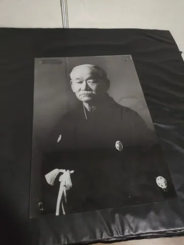 Quadro de vidro temperado - Sensei jigoro-kano judô