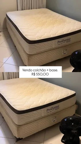 Cama casal - Colchão + base