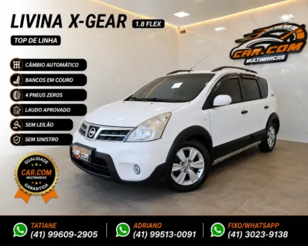 Nissan Livina X-gear Sl/X-gear 1.8 Flex F. Aut. 2012