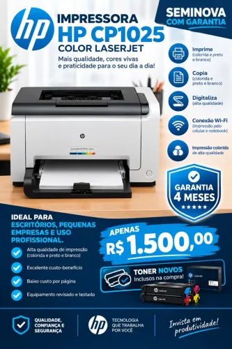 Impressora HP CP1025nw