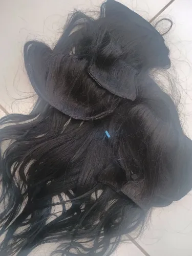 Cabelo humano liso