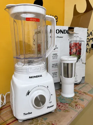 LIQUIDIFICADOR MONDIAL TURBO POWER 550W