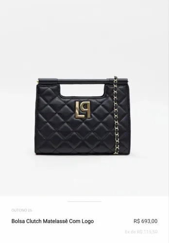 Bolsa Lança Perfume nova