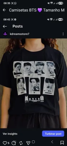 Camisetas BTS