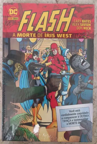 Flash A Morte de Iris West em Capa Dura Lacrada da Editora Panini