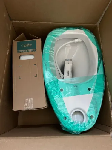 Vaso sanitário com caixa acoplada Celite Like completo