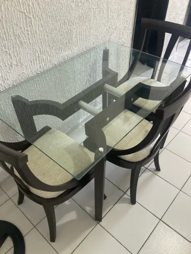 MESA TAMPO DE VIDRO