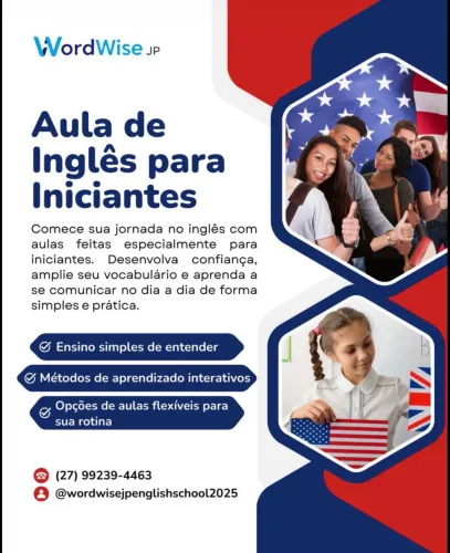 Aula Particular de Língua Inglesa- Online