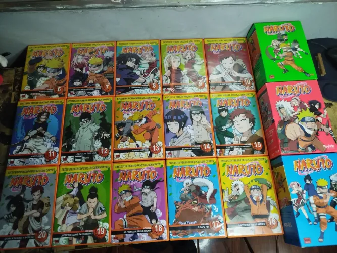 Naruto box 2° 3° 4° dvd playarte