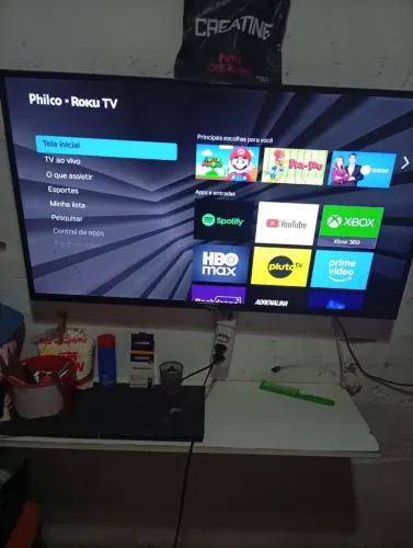 Tv smart 43 polegadas sistema operacional Roku