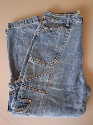 Calça jeans feminina cargo - framed 