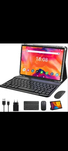 Tablet semi-novo, acompanha carregador, caneta pra mexer nele, teclado e mouse 