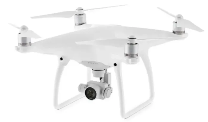 Drone Dji Phantom 4 Com Câmera E Gps, Branco (Usado)