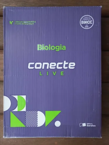Box completo de Biologia para ensino médio com 4 livros - Conecte Live, Editora Saraiva