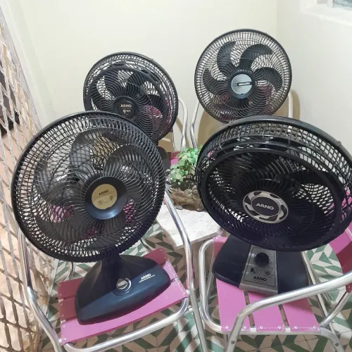 Ventiladores super revisados e funcionando perfeitamente