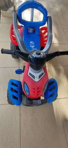 TRICICLO INFANTIL PASSEIO E PEDAL COM EMPURRADOR
