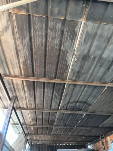 Telhas de zinco