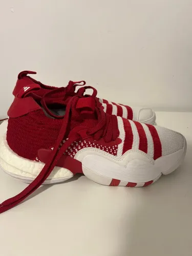 tênis adidas trae young 1 vermelho e branco 40