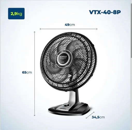 Ventilador Mondial 40cm.
