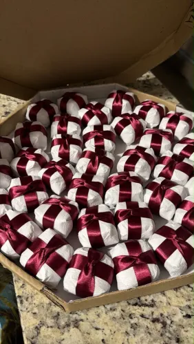 mini pão de mel para casamento