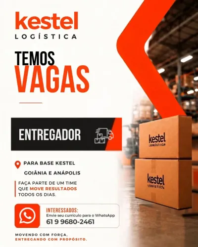Vaga para entregador imediato