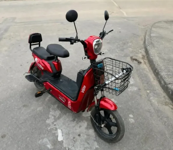 Bicicleta Elétrica Vitte Vermelha - Zerada, com Nota Fiscal e Carregador