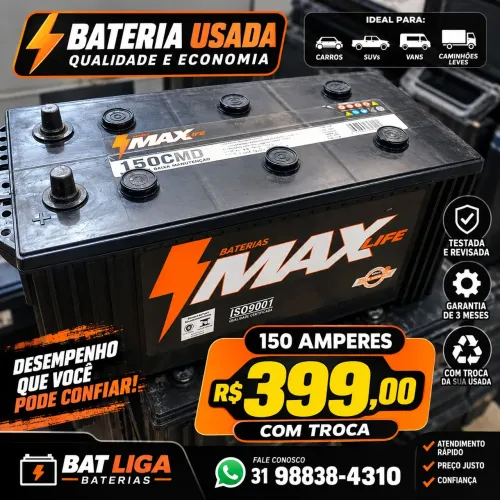 Bateria Caminhão 150 amp