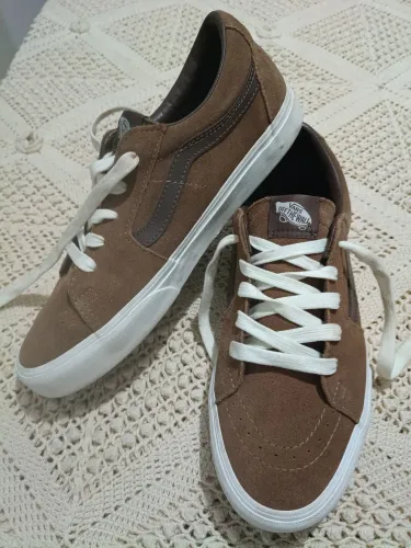 Tênis Vans Sk8-low Suede Brown 41 original zero