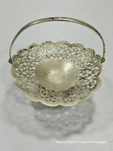 Pequena cestinha em prata 90 Regia