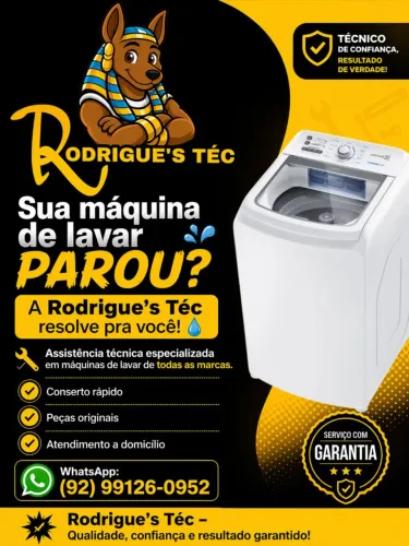 Assistência técnica em máquina de lavar roupa