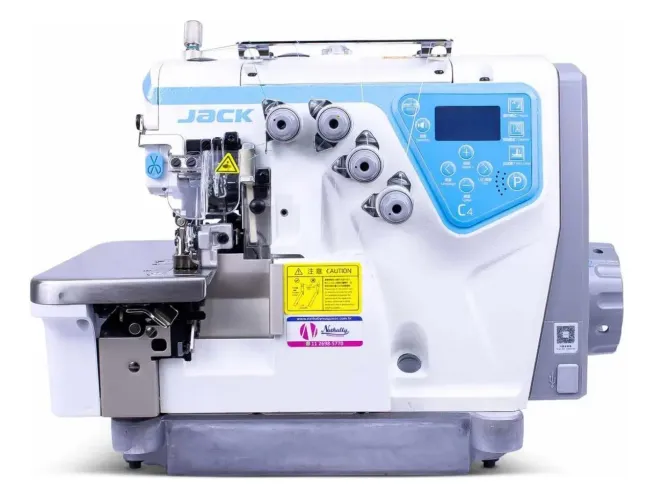 Máquina interlock Jack C4 Eletrônica