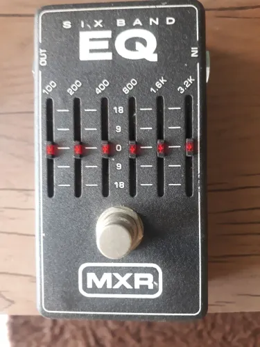 Pedal MXR 6 Band Equalizer Novo!!!