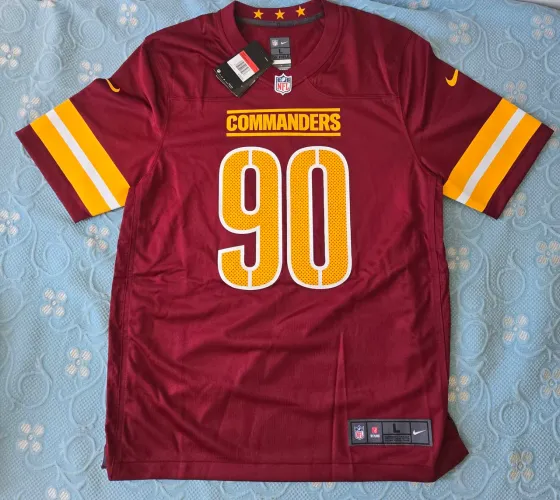 NFL Washington Commanders Sweat #90 Nike Game Home Jersey