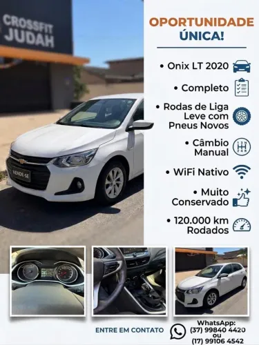 Chevrolet Onix Hatch LT 1.0 12V TB Flex Mec. 4P 2020